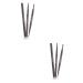 Beavorty 2pcs 2 1 eyebrow pen Coffee eyebrow pencil Eyebrow Pencil Brush eyebrow brush 1 count (Pack of 1) As Shownx2pcs