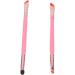 2Pcs Double End Eye Shadow Brush Pink Skin Friendly Effortless Makeup Minimal Waste Eye Makeup Brushes - Buy Online on GoSupps.com