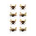 SanerLian Bee Ladybug Temporary Tattoo Stickers - Set of 12 | Waterproof Cartoon Fake Tattoos for Kids | Ideal for Hand, Arm, Party Favors - Buy Online on GoSupps.com