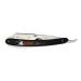 Buy Stainless Steel Professional Barber Straight Edge Razor with 100 Blades - Durable Black Design for Precision Shaving | International Shipping Available - Buy Online on GoSupps.com