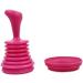Buy Rose Red Kitchen Pipeline Sink Pipe Dredger - Superior Creative Household Cleaner for Bathroom Drainage Fast International Shipping - Buy Online on GoSupps.com