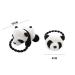 Buy 2 Pieces Chinese Plush Panda Hair Tie - Cute Rubber Band & Hairpin Accessory for Kids & Adults - International Shipping Available - Buy Online on GoSupps.com