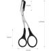Curved Detachable Eyebrow Scissors Tool Portable Eyebrow Comb - Buy Online on GoSupps.com