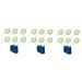 Didiseaon 3 Sets Grafting Eyelash Tape Extension Sticker Make up Abs