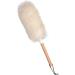Wool Duster Dust Cleaner with Bamboo Grip for Furniture Gently Dust Effective Housewives Office Worker Students Small - Buy Online on GoSupps.com