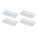 POPETPOP 4pcs grinding head storage box drill bits for nails nail drill bit holder nail grinding head case bit holders tool stand Nail Drill Bits Organizer plastic empty box manicure