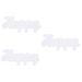 STOBOK 3 Pcs Crystal Epoxy Mold Silicone Word Sign DIY Silicone Mold Resin Molds Silicone Welcome Mold Welcome Pendant Epoxy Mold Welcome Sign Silicone Molds Household Signage Silica Gel