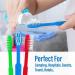 144 Individually Wrapped Disposable Toothbrushes - Soft Bristles, Fun Colors - Ideal for Travel, Hotels - 144 Pack - Buy Online on GoSupps.com