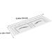 Beatifufu 10pcs Eyebrow Design Ruler Eyebrow Diy Stencil Measuring Ruler Eyebrow Trimming Positioning Ruler - Buy Online on GoSupps.com