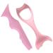 Didiseaon 2pcs Eyeliner Heated Lash Curler Eyebrow Pencil Stencils Guide Silicone Eyebrow Stencil Usb Lip Line