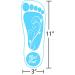 50 ft Premium Disposable Spray Tanning Feet Pads - Pack of 25 Pairs - Buy Online on GoSupps.com