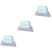 Healeved 3pcs Handheld window Gap brush Window Slot Brush cleaning ball cleaning brush window brush Bluex3pcs mediumx3pcs