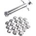Driak Sugarcraft Polymer Clay Fimo Extruder Craft Gun with 19 Heads - Fondant Cake Sculpting Tool - Buy Online on GoSupps.com