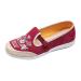 Ladies Style Shoes Ethnic Shoes Shoes Casual Flower Casual Embroidered Women's casual shoes Shoes Sneaker 8 Red