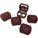 Miedeon travel contact lens container 4 pieces contact lenses etui wearingbar contact lenses etui contact lens container contact lens end can storage travel set contact lens end box container (red)