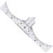 FOMIYES Scale Ruler 20 Pcs Makeup Gadgets Eyebrow Ruler Eyebrow Shaper Kit Guide Makeup Ruler Stickers Make up Eyebrow Tools - Buy Online on GoSupps.com
