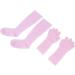 Silicone Gel Spa Socks 2 Pairs Moisturizing Gloves Socks Set for Repairing Softening Dry Cracked Hand Feet Extended Silicone Moisturizing Gloves Socks (1) - Buy Online on GoSupps.com