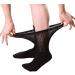 Non Skid Diabetic Crew Socks - Breathable Anti Slip Socks for Painful Feet Relief - 6 Pairs Black 10-13 - Buy Online on GoSupps.com