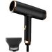 JYYBN Hair Dryer Powerful DC Motor 1400W Professional Hairdryer Negative Ionic Technology Hairdryer with 3 Heat Settings and Cool Shot Button Low Noise Blow Dryer Concentrator for Home and Salon Black