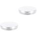 POPETPOP POPETPOP 4 Pieces Loose Powder Box Sample Containers Bulk Powder Puff Small Plastic Container Powder Container Powder Case 5g Miniature Compact Foundation