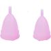 Premium Soft Silicone Menstrual Cup - Reusable Flexible 12-Hour Comfort | Small Violet - Buy Online on GoSupps.com