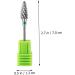 Ipetboom Nail Polisher Metal Drill Bit Electric Nail File Wig Caps for Women Nail Drill Tips Replacement Nail Bits Multi-functional Nail Bits Drill Nail Women's Tungsten Steel Alloy Manual 7x1.3cm As Shown 3 - Buy Online on GoSupps.com