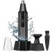 SDGBCXD Nose and Ear Hair Trimmer Portable Ear Professional Painless Eyebrow Trimmer for Men and Women Battery Powered Black Nose Hair Trimmer
