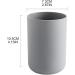 Buy Gray Plastic Toothbrush Holder Cups - Simple Style Mouthwash Brushes for Bathroom | Household Drinking Cups - Buy Online on GoSupps.com