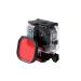 Dive Filter for Hero 9 10 Black Filters Kit Magenta Snorkel Lens Red Color Original Super Suit Dive Housing Case Accessories for Diving Snorkeling Underwater Recording (Red)