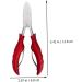 Mikinona 1pc Nail Clippers Nail Kit Nail Tool Skin Pliers Nail Grooming Plier Manicure Nipper Pedicure Kit Bevel Trimmer Groove Clamp Stainless Steel Red Modify Dead Skin Scissors - Buy Online on GoSupps.com