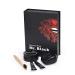 Mr. Black Pro Kit de blanchiment des dents 7 pi ces Charbon actif 100 % naturel limine en douceur les taches tenaces du tabac du vin du caf pour des r sultats plus durables