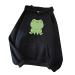 Cute Hoodies for Teen Girls Preppy Tops with Pockets Long Sleeve Spring Shirts Loose Casual Pullover Black XX-Large