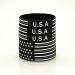 BRANDWINLITE Silicone Rubber Wristbands Bracelets With Red line American Flag Blue,Blue Line American Power Eagle Black and White Line Army Green for American Patriots, Army and Sport Fans 6pcs/Gray Adult/8