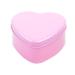 Healeved 15pcs Box Boxes Metal Tin Container Portable Fashion Candy Case Candy Box Heart-shaped Jar 9*9*4.5cm Pink