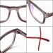 ADEWU Children's Blue Light Filter Glasses - TR90 Anti-Tiredness Rectangular Frame for Boys & Girls (Dark Gray/Red) - Buy Online on GoSupps.com