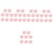 FRCOLOR FRCOLOR 40pcs Face Puff Puff Sponge Puff Makeup Powder Sponge For Face Makeup Cream Sponges Puff Cushion Clean Air Cushion Hydrophilic Latex Free