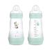 Mam Easy Start Beron set of two bottles ventilated 2 months light blue 21.1 x 14.3 x 7.1 cm 2x 260 ml (2 pieces) Single