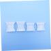 2 Pair Healvian Silicone Toe Separators & Straighteners - Toe Spreaders for Bunion Relief, Gel Cushioned Toe Adjusters - White, 3x2 8cm - Buy Online on GoSupps.com