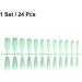 lmoikesz Girls False Nail Reusable Manicure Full Cover Patch Press-on Extension Super Long Coffin Artificial Fingernails - Buy Online on GoSupps.com