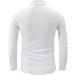 Jonivey Men's Turtleneck Long Sleeve Knitted Pullover Top - Bleach White | Size Medium - Buy Online on GoSupps.com