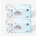 Ouukaide 2-pack 100% soft cotton removable disposable manual towel fleece cotton wet and dry-face towel multi-purpose-one-way face towel removes make-up and cleani
