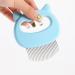 True Cat Love - Blue Massage & Grooming Comb for Cats | International Shipping Available - Buy Online on GoSupps.com