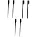 Balacoo 6 Pcs Eyebrow Comb Eyelash Shaping Comb Mascara Applicator Eyebrow Grooming Combs Eyebrow Extension Brush Metal Eyelash Extension Tools Lashes Tool Plastic Cosmetic Extend 14X2cmx3pcs Blackx3pcs