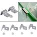 Stainless Steel Aquarium Glass Cover Support - 4 pcs, Anti-Slip, Universal Lid Clips 8mm - Buy Online on GoSupps.com
