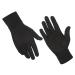 ALASKA BEAR - Natural Silk Liner Gloves Unisex Black Medium
