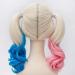 Harley Quinn Wig - Suicide Squad Cosplay Curly Synthetic Ponytail Heat Resistant + Wig Cap - Buy Online on GoSupps.com