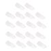 Healeved 40 Pcs Nail Case Nail Varnish Cover Nails Gel Cuticle Guard Nail Paint Protector Polish Remover Wraps Manicure Polish Varnish Cover Nail Polish Cover Gelt Anti-scratch Plastic Milk 4x2cmx2pcs As Shownx2pcs
