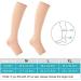 Buy Compression Stockings for Men & Women | Open Toe Flight Support 20-30 mmHg Knee-High Sleeves for Pregnancy & Travel - m-skin - Buy Online on GoSupps.com
