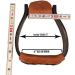 Tahoe Tack Black Engraved Adult Western Show Stirrups - Premium Quality for Showmanship - Buy Online on GoSupps.com