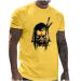 HDDK Summer T-shirts for Mens Short Sleeve, Street Native Graphic Print Crewneck Tee Tops Casual Regular-fit Tshirt Rainbow Medium